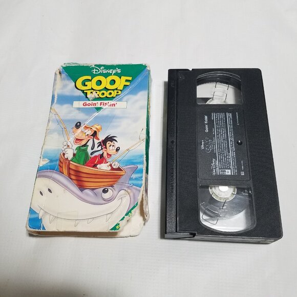 Goof Troop Goin' Fishin" Disney Afternoon 1993 VHS Goofy Max - Bundle & Save - Picture 1 of 2